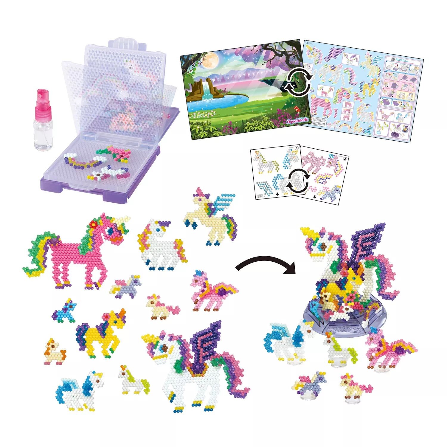 Набор бисера Aquabeads Magical Unicorn Party Pack для декоративно-прикладного искусства Aquabeads
Набор бисера Aquabeads Magical Unicorn Party Pack для декоративно-прикладного искусства Aquabeads