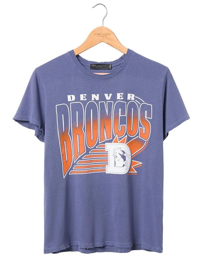 Женская винтажная футболка NFL Denver Broncos NFL Denver Broncos Clothing Junk Food Clothing, синий
Женская винтажная футболка NFL Denver Broncos NFL Denver Broncos Clothing Junk Food Clothing, синий