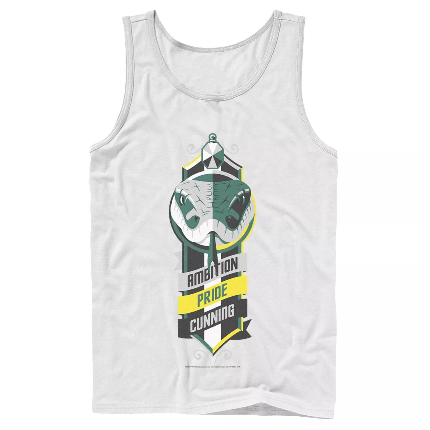 Мужская майка с графическим логотипом Harry Potter Slytherin Ambition Pride Cunning
Мужская майка с графическим логотипом Harry Potter Slytherin Ambition Pride Cunning
