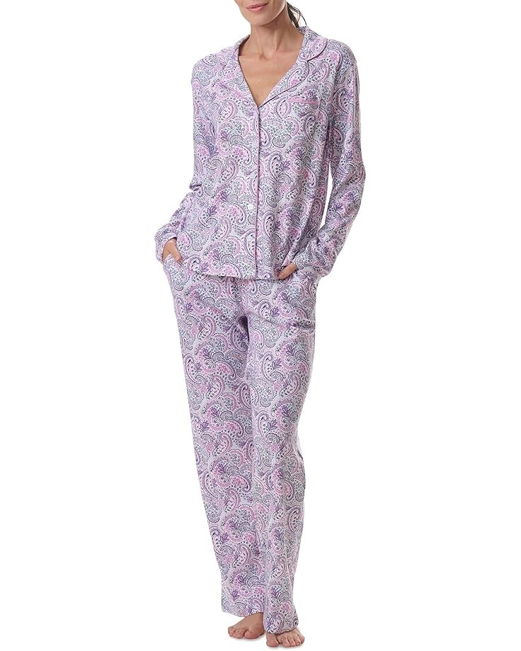 Пижама Karen Neuburger Petite Girlfriend Pajama Set With Lace, цвет Multi Paisley
Пижама Karen Neuburger Petite Girlfriend Pajama Set With Lace, цвет Multi Paisley