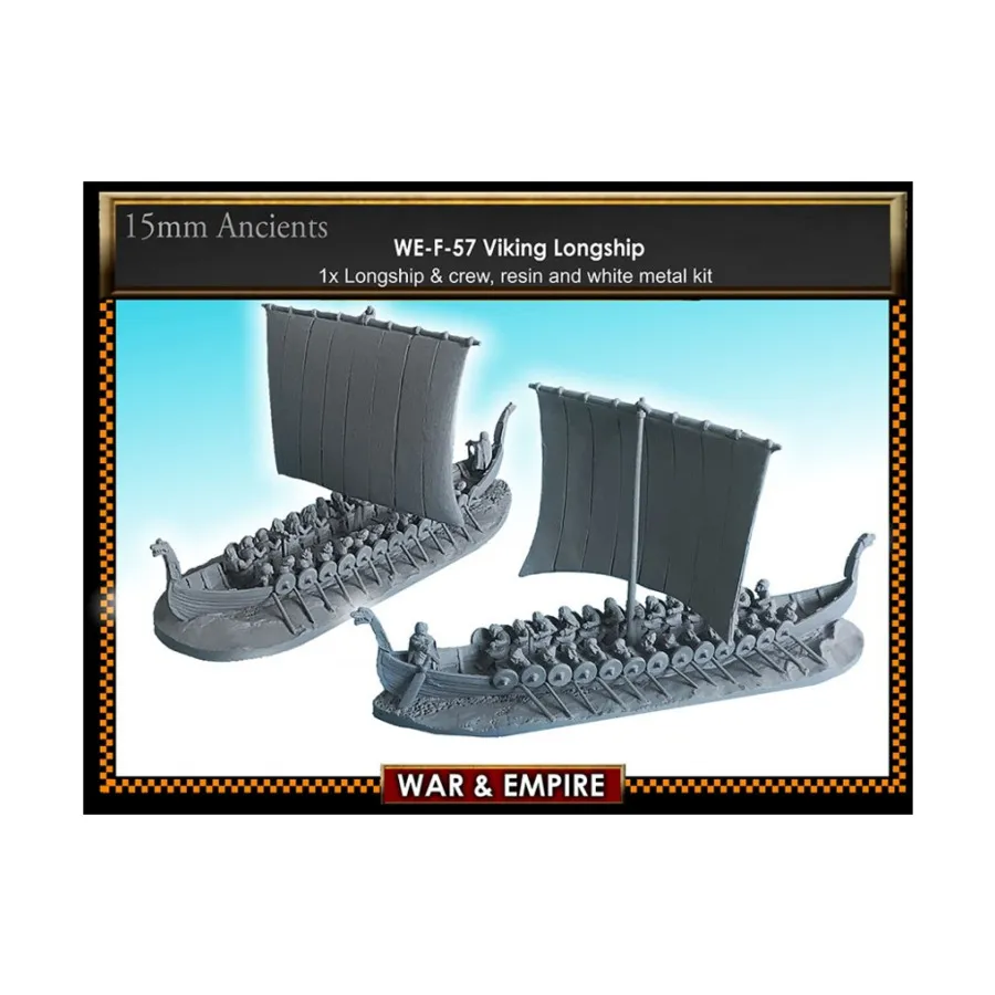 Корабль викингов с экипажем, War & Empire - Ancient Miniatures - Buildings & Accessories (15mm)
Корабль викингов с экипажем, War & Empire - Ancient Miniatures - Buildings & Accessories (15mm)