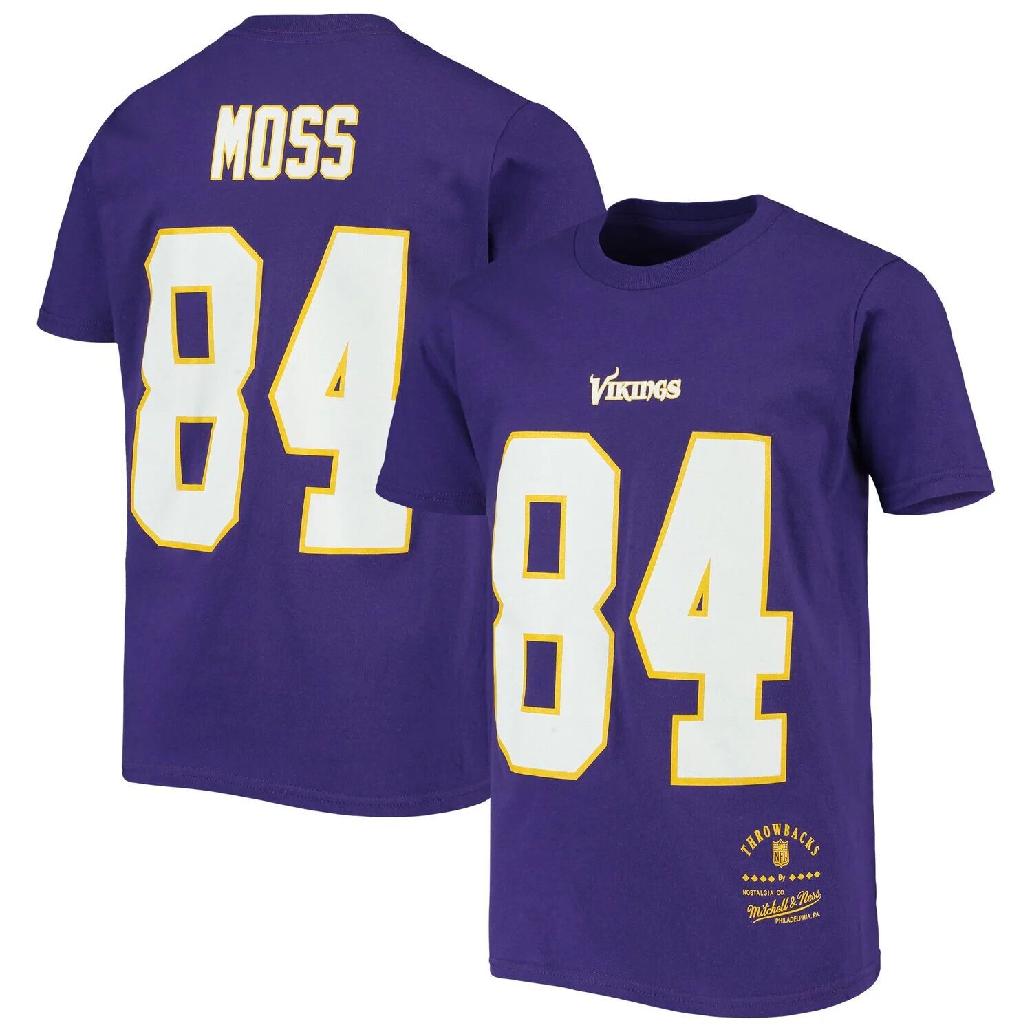 Молодежная футболка Mitchell & Ness Randy Moss Purple Minnesota Vikings в стиле ретро с именем и номером игрока на пенсии Unbranded
Молодежная футболка Mitchell & Ness Randy Moss Purple Minnesota Vikings в стиле ретро с именем и номером игрока на пенсии Unbranded