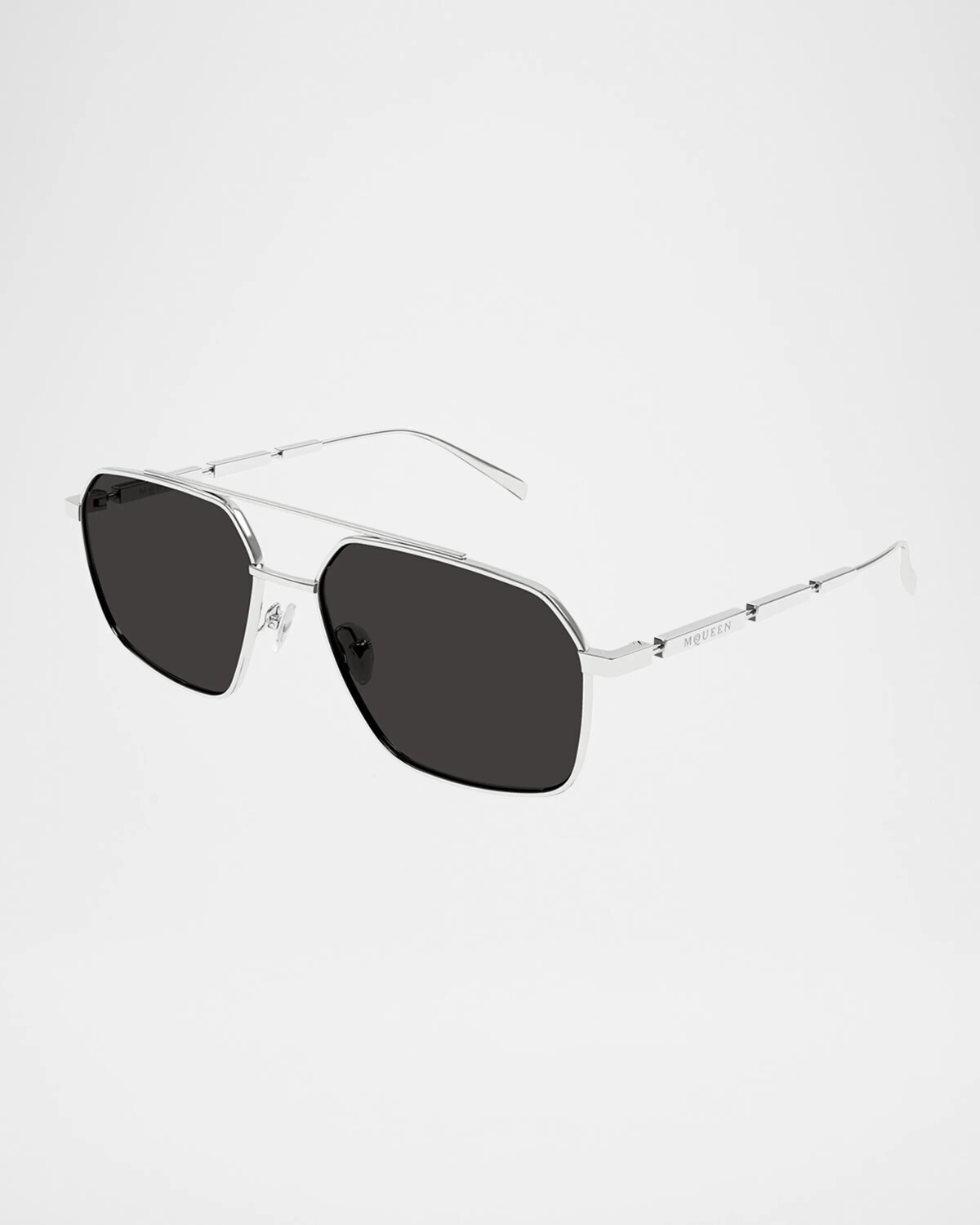 Мужские солнцезащитные очки-авиаторы в металлическом корпусе Am0477sm Alexander Mcqueen, цвет Shiny Silver
Мужские солнцезащитные очки-авиаторы в металлическом корпусе Am0477sm Alexander Mcqueen, цвет Shiny Silver