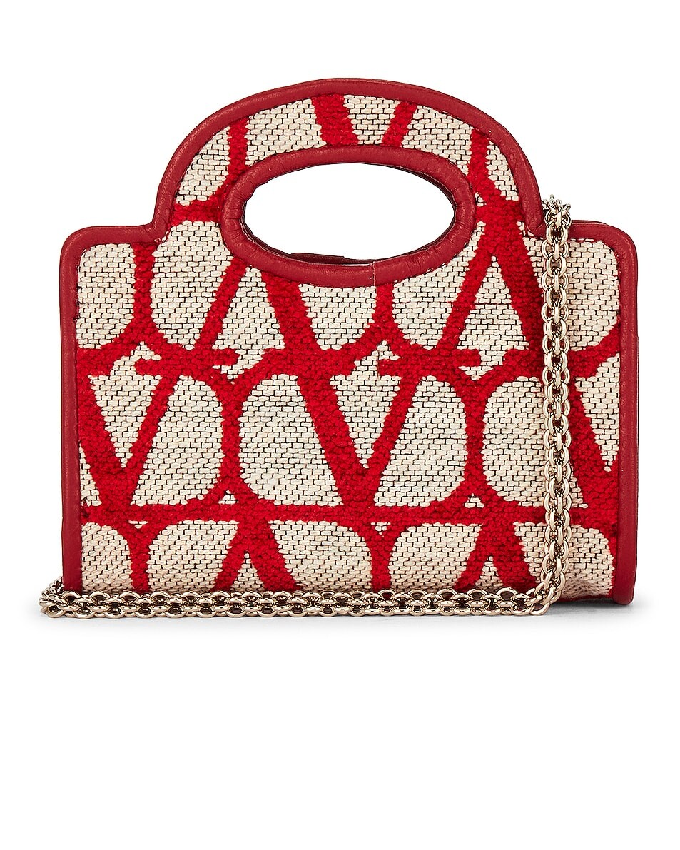 Сумка мини Valentino Garavani Le Troisieme Toile Iconographe Micro Tote, цвет Naturale & Rosso
Сумка мини Valentino Garavani Le Troisieme Toile Iconographe Micro Tote, цвет Naturale & Rosso