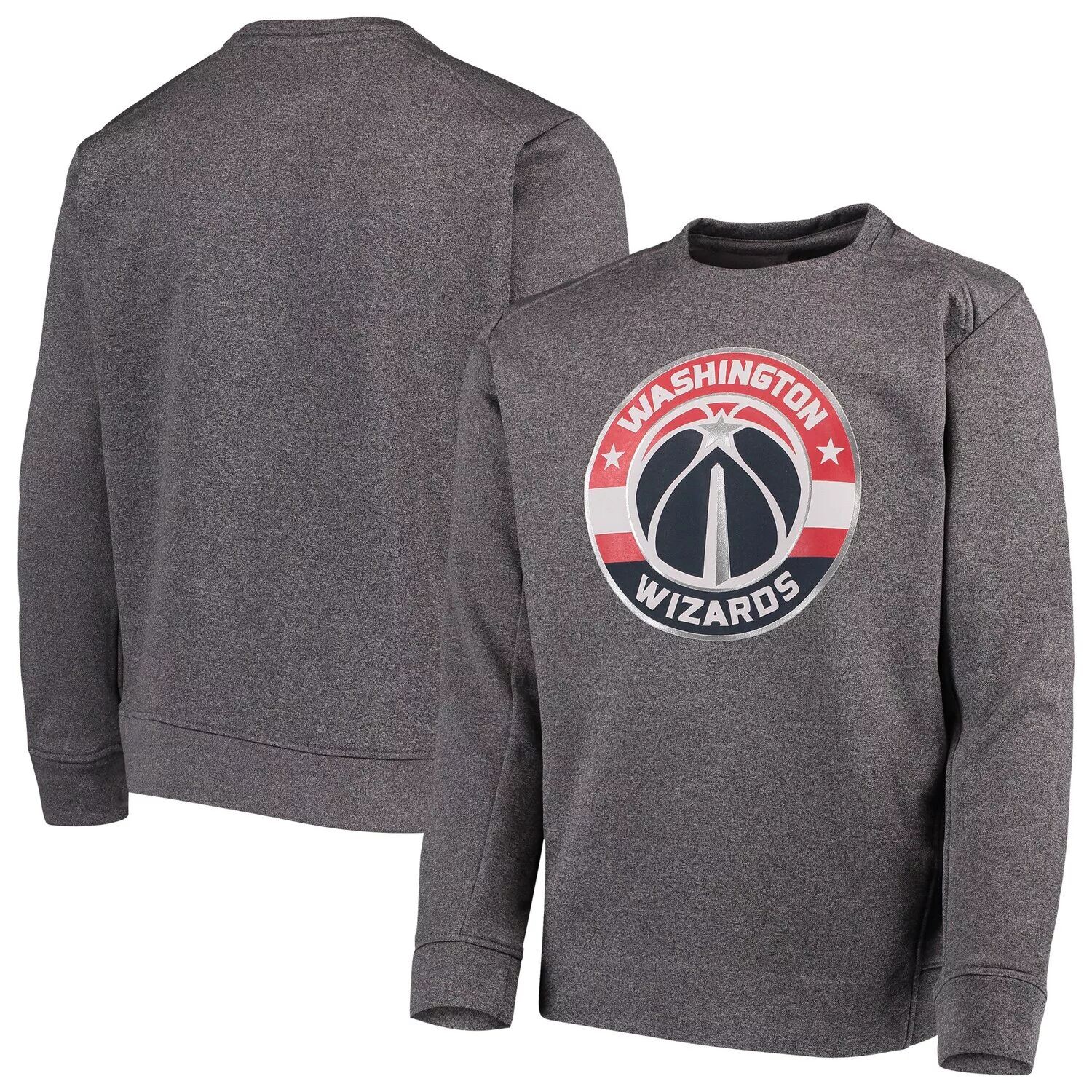 Серая флисовая толстовка с круглым вырезом Washington Wizards Youth Heathered Outerstuff
Серая флисовая толстовка с круглым вырезом Washington Wizards Youth Heathered Outerstuff
