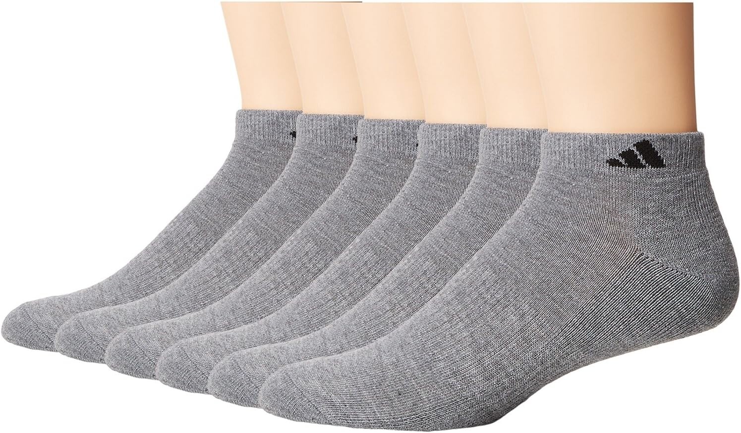 Комплект спортивных носков с низким вырезом (6 пар) adidas, цвет Heather Grey/Black
Комплект спортивных носков с низким вырезом (6 пар) adidas, цвет Heather Grey/Black