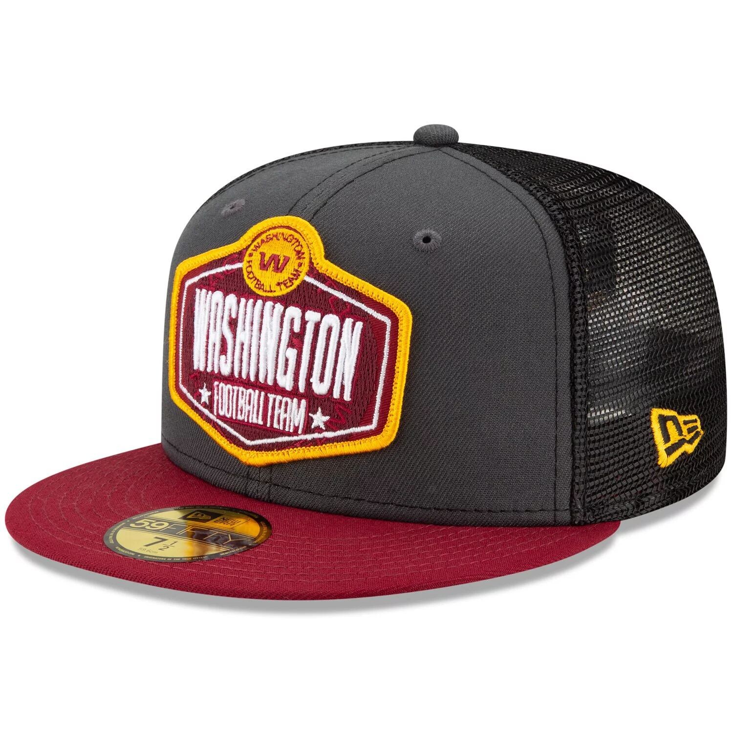 Мужская облегающая шляпа New Era графитового/бордового цвета Washington Football Team 2021 NFL Draft On-Stage 59FIFTY
Мужская облегающая шляпа New Era графитового/бордового цвета Washington Football Team 2021 NFL Draft On-Stage 59FIFTY