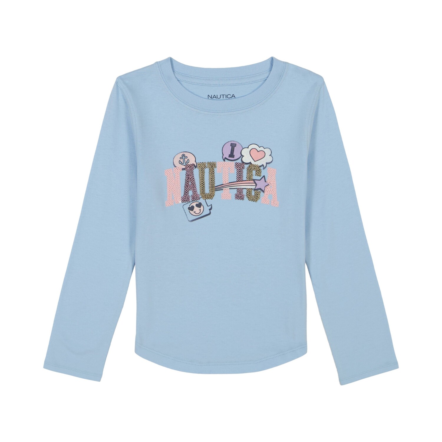 Футболка Nautica Little Girls с длинными рукавами и пайетками Emoji Star (4-6X), цвет Alaskan Blue
Футболка Nautica Little Girls с длинными рукавами и пайетками Emoji Star (4-6X), цвет Alaskan Blue