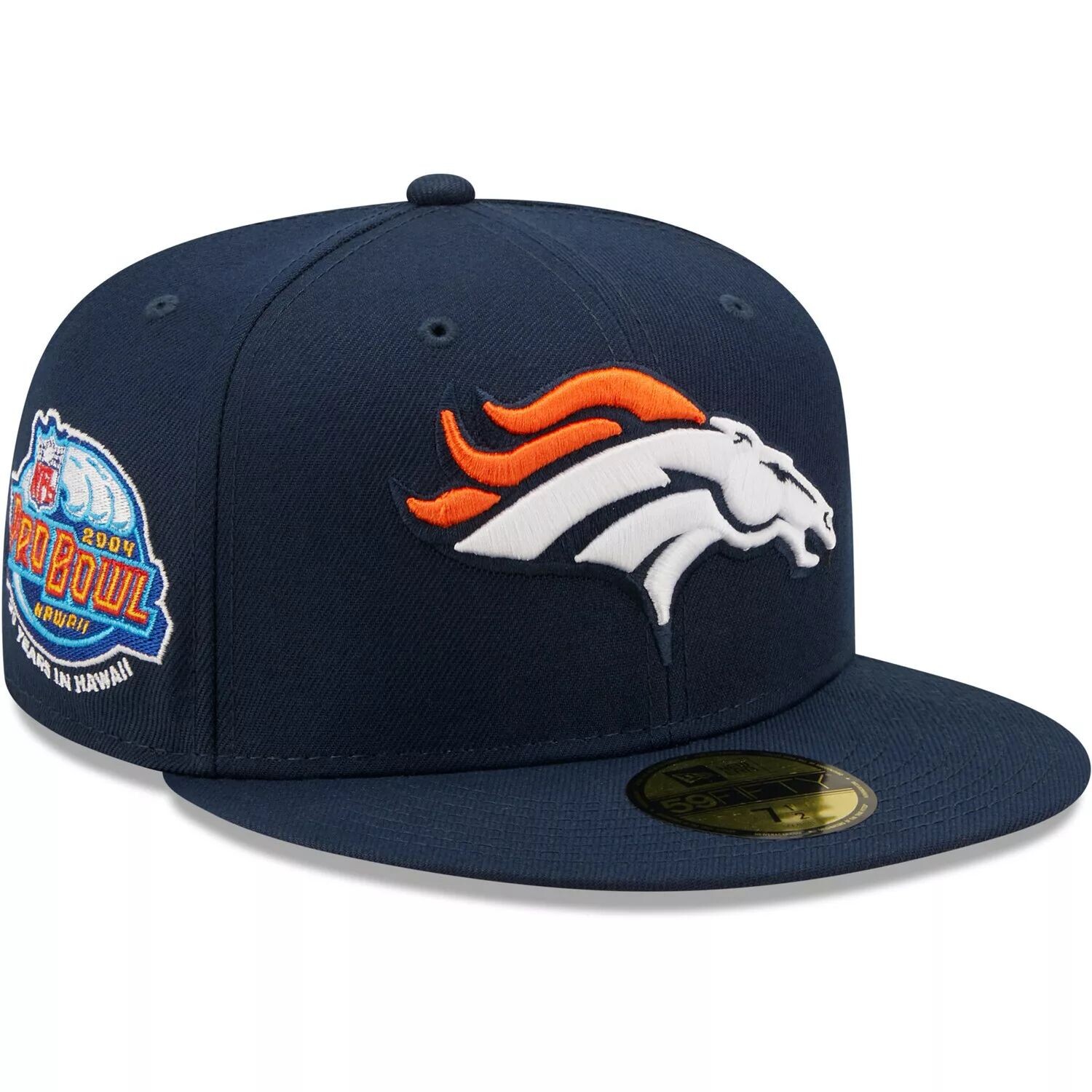 Мужская темно-синяя шляпа New Era Denver Broncos 2004 Pro Bowl с боковой нашивкой оранжевого цвета, 59FIFY, приталенная шляпа
Мужская темно-синяя шляпа New Era Denver Broncos 2004 Pro Bowl с боковой нашивкой оранжевого цвета, 59FIFY, приталенная шляпа