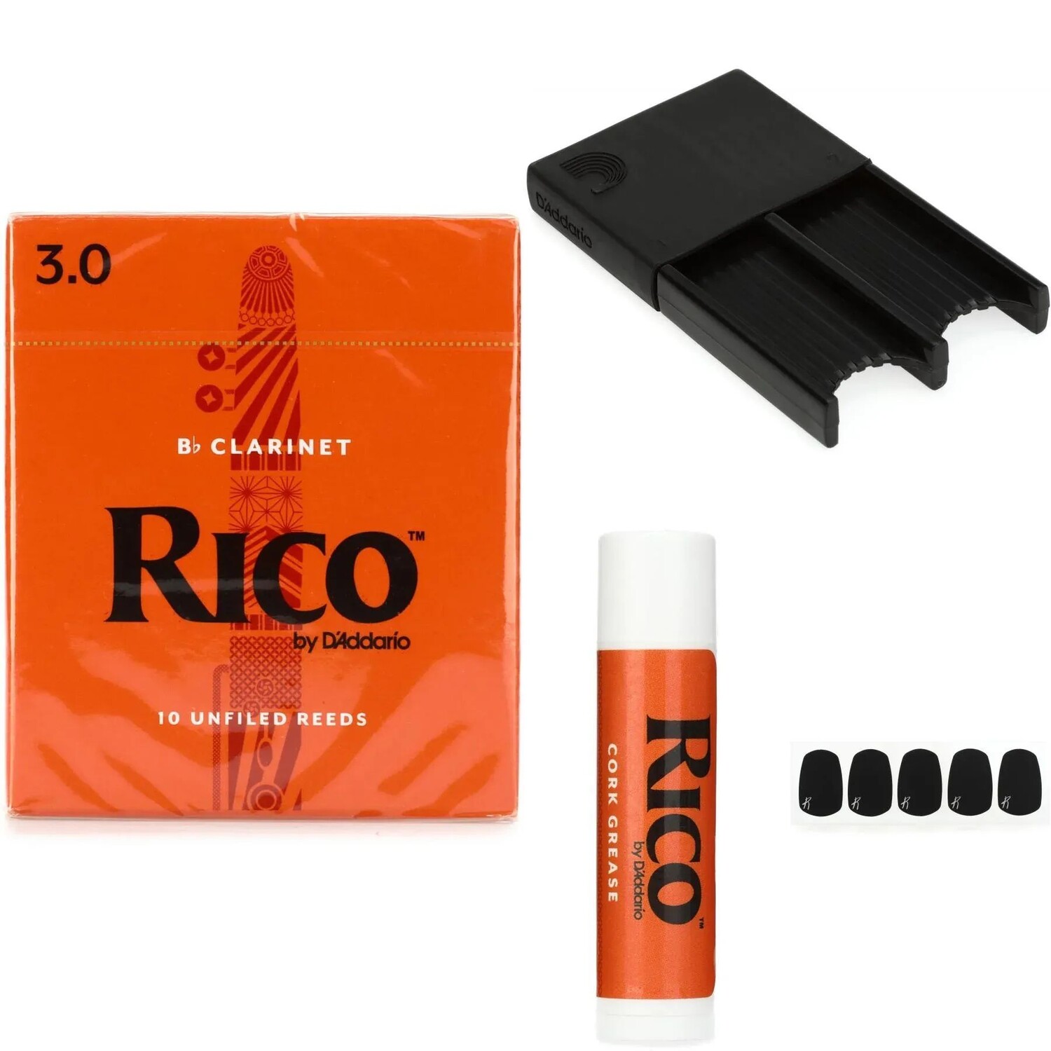 Набор аксессуаров для трости для кларнета D'Addario RCA10 Rico Bb — 3.0 (10 шт.)
Набор аксессуаров для трости для кларнета D'Addario RCA10 Rico Bb — 3.0 (10 шт.)