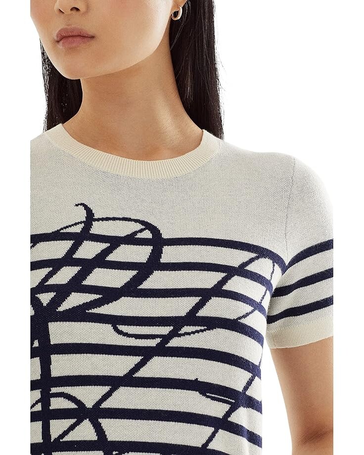 Свитер LAUREN Ralph Lauren Petite Logo Striped Short Sleeve Sweater, цвет Mascarpone Cream/French Navy
Свитер LAUREN Ralph Lauren Petite Logo Striped Short Sleeve Sweater, цвет Mascarpone Cream/French Navy