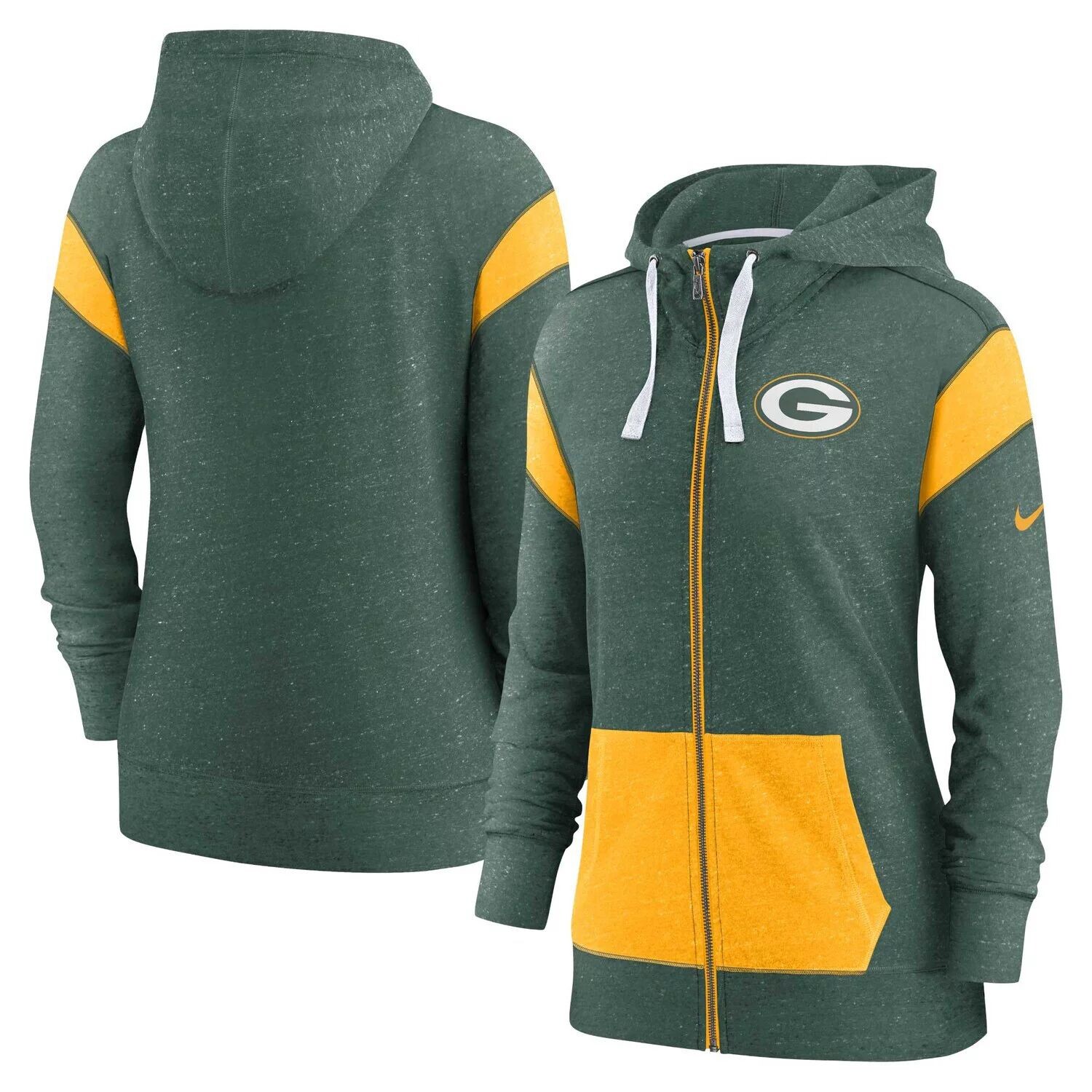 Женская худи с молнией во всю длину Nike Green/Gold Green Bay Packers Monaco Monaco Nike
Женская худи с молнией во всю длину Nike Green/Gold Green Bay Packers Monaco Monaco Nike