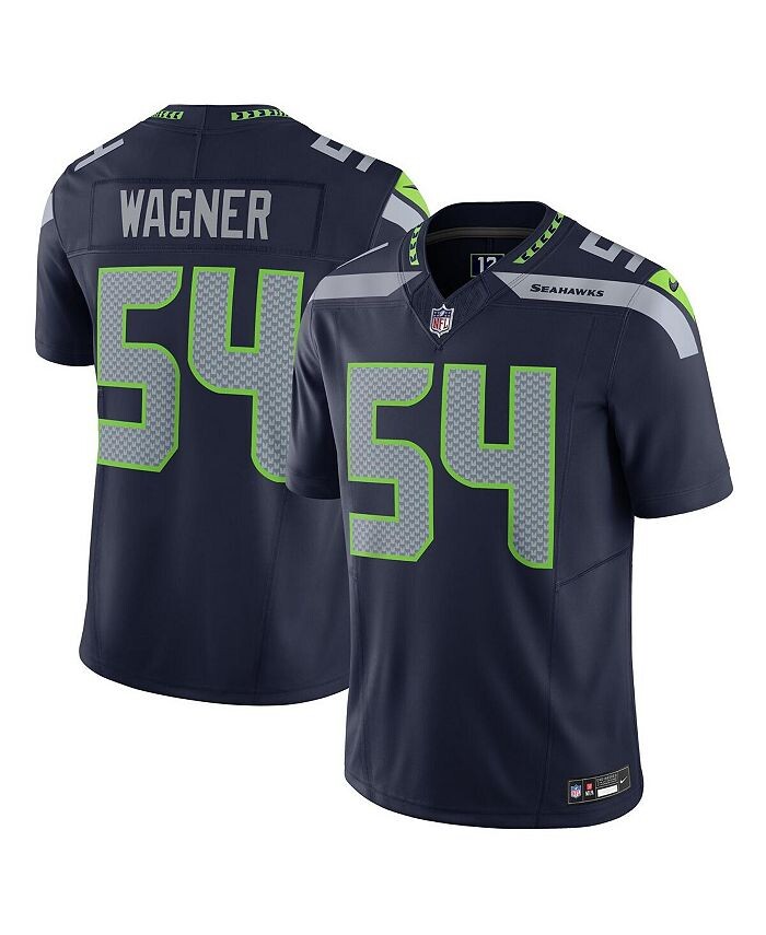 Мужская темно-синяя майка Bobby Wagner College Seattle Seahawks Vapor FUSE Limited Nike, синий
Мужская темно-синяя майка Bobby Wagner College Seattle Seahawks Vapor FUSE Limited Nike, синий