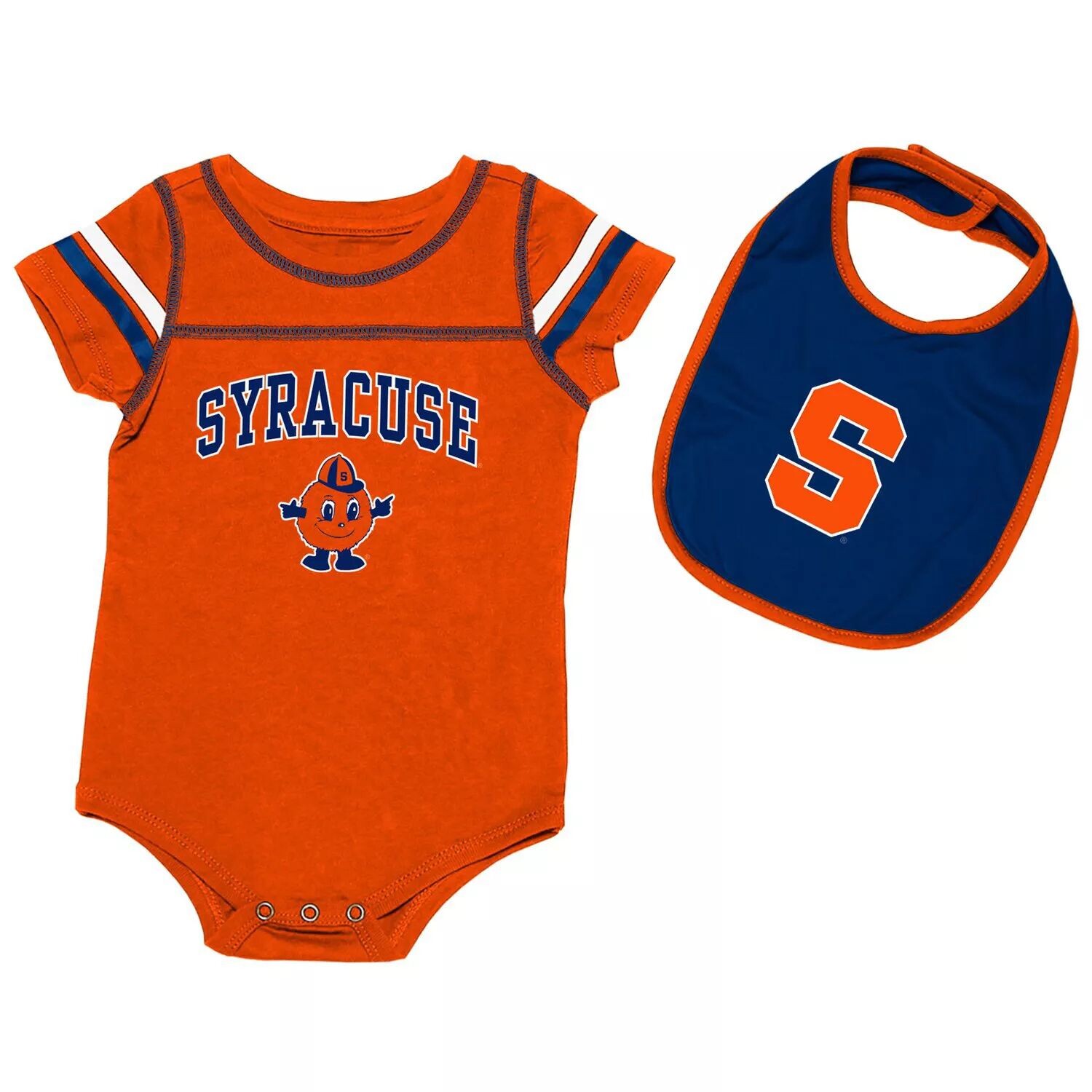 Комплект боди и нагрудника Colosseum Orange Syracuse Orange Chocolate для новорожденных и младенцев Colosseum
Комплект боди и нагрудника Colosseum Orange Syracuse Orange Chocolate для новорожденных и младенцев Colosseum