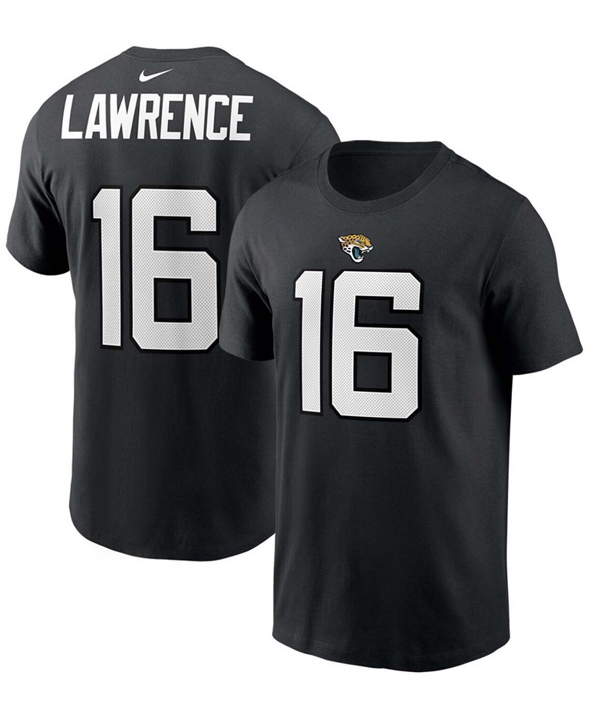 Мужская черная футболка Trevor Lawrence Jacksonville Jaguars драфта НФЛ 2021 года, выбранная в первом раунде, имя и номер игрока Nike, Черный
Мужская черная футболка Trevor Lawrence Jacksonville Jaguars драфта НФЛ 2021 года, выбранная в первом раунде, имя и номер игрока Nike, Черный