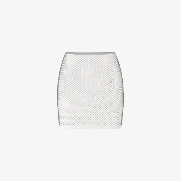 Мини-юбка SKIMS x Swarovski из эластичной ткани, украшенная кристаллами Skims, серебряный
Мини-юбка SKIMS x Swarovski из эластичной ткани, украшенная кристаллами Skims, серебряный