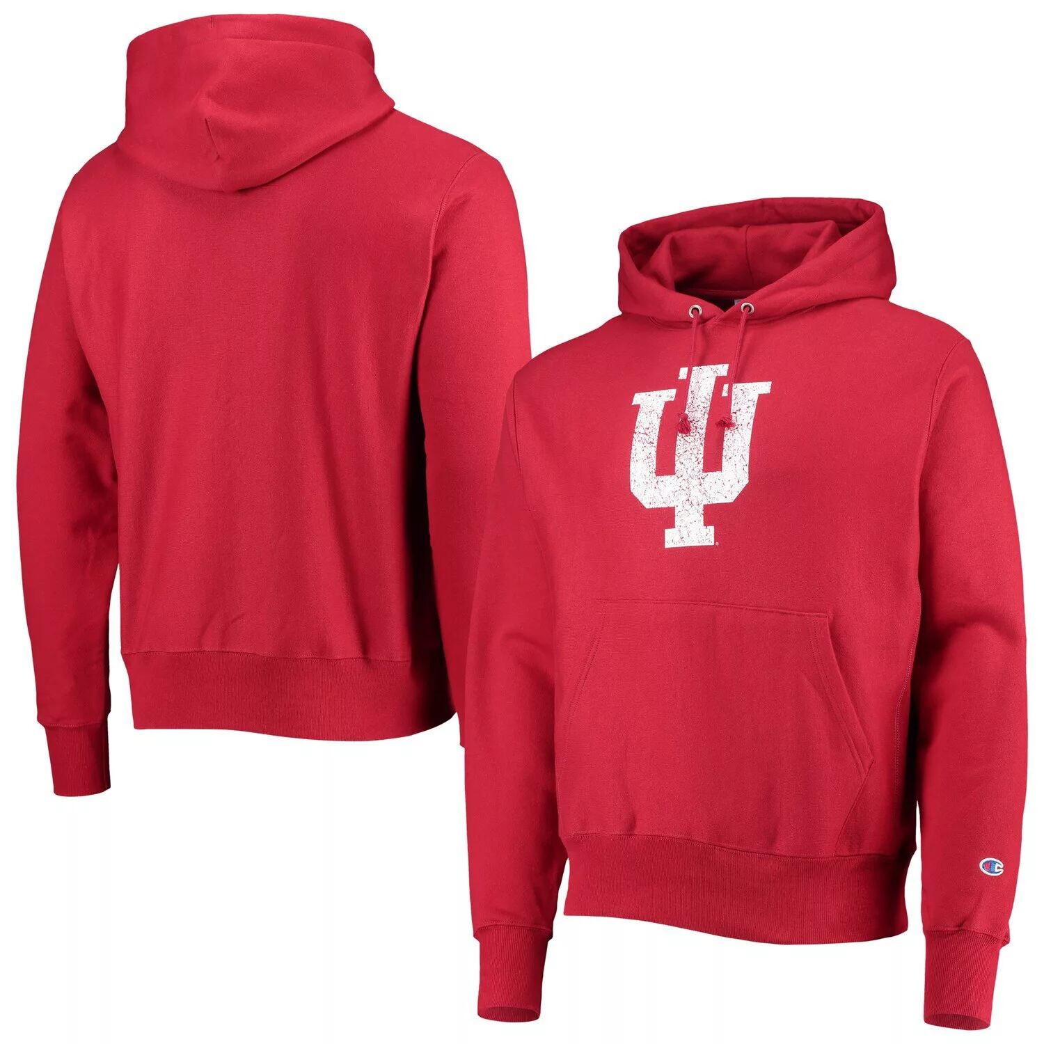 Мужской пуловер с капюшоном обратного переплетения с логотипом Indiana Crimson Indiana Hoosiers Champion
Мужской пуловер с капюшоном обратного переплетения с логотипом Indiana Crimson Indiana Hoosiers Champion