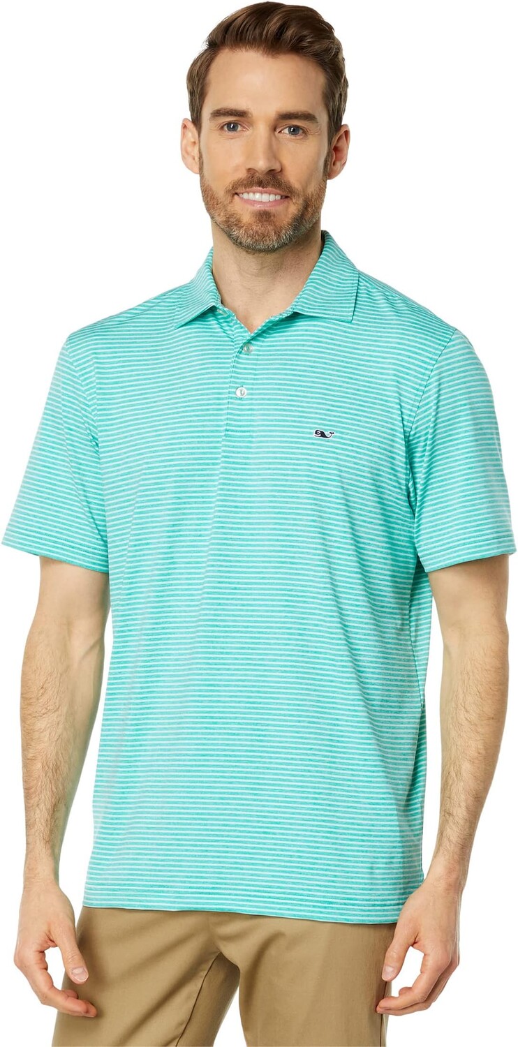 Рубашка-поло Bradley Stripe Sankaty Polo Vineyard Vines, цвет Fjord/Crystal Blue
Рубашка-поло Bradley Stripe Sankaty Polo Vineyard Vines, цвет Fjord/Crystal Blue