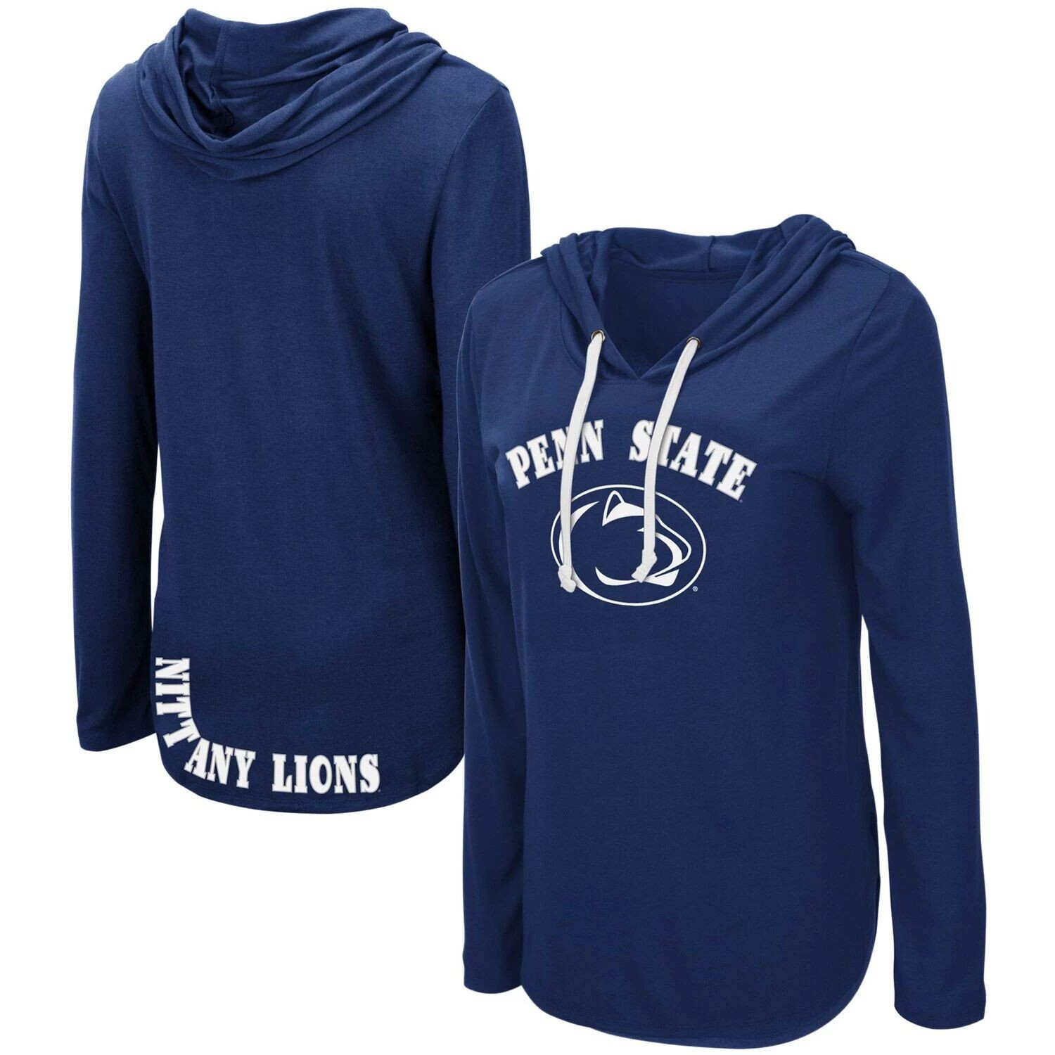Женская темно-синяя футболка с капюшоном Colosseum Penn State Nittany Lions My Lover с длинными рукавами Colosseum, Синий
Женская темно-синяя футболка с капюшоном Colosseum Penn State Nittany Lions My Lover с длинными рукавами Colosseum, Синий