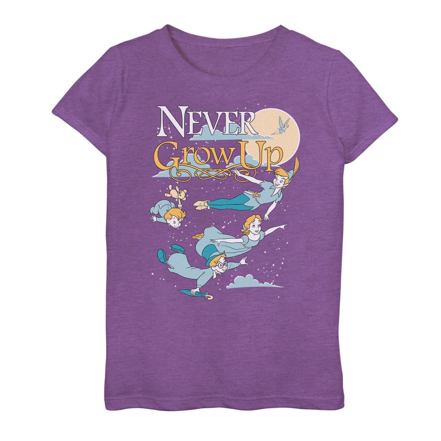 Футболка с изображением ночного неба Disney's Peter Pan для девочек 7–16 лет «Never Grow Up» Disney
Футболка с изображением ночного неба Disney's Peter Pan для девочек 7–16 лет «Never Grow Up» Disney