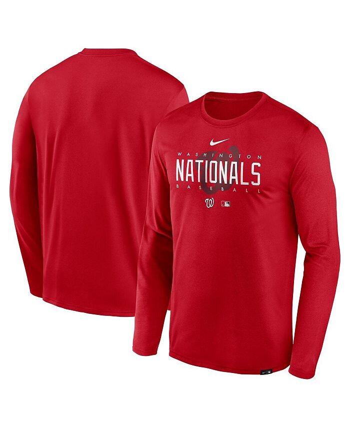 Мужская красная футболка с длинным рукавом Washington Nationals Authentic Collection Team Logo Legend Performance Nike, красный
Мужская красная футболка с длинным рукавом Washington Nationals Authentic Collection Team Logo Legend Performance Nike, красный