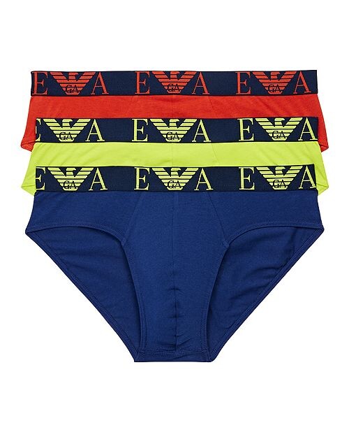 Трусы Armani из хлопковой смеси с логотипом на поясе, 3 шт. Emporio Armani, цвет Multi
Трусы Armani из хлопковой смеси с логотипом на поясе, 3 шт. Emporio Armani, цвет Multi