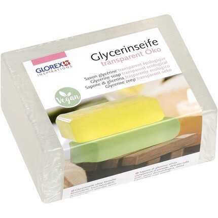 GLOREX 6 1600 121 — Эко-глицериновое мыло, прозрачное мыло на нейтральной для кожи основе, дерматологически протестировано, 100% веганское, блок 500 г для изготовления мыла — одноместное
GLOREX 6 1600 121 — Эко-глицериновое мыло, прозрачное мыло на нейтральной для кожи основе, дерматологически протестировано, 100% веганское, блок 500 г для изготовления мыла — одноместное