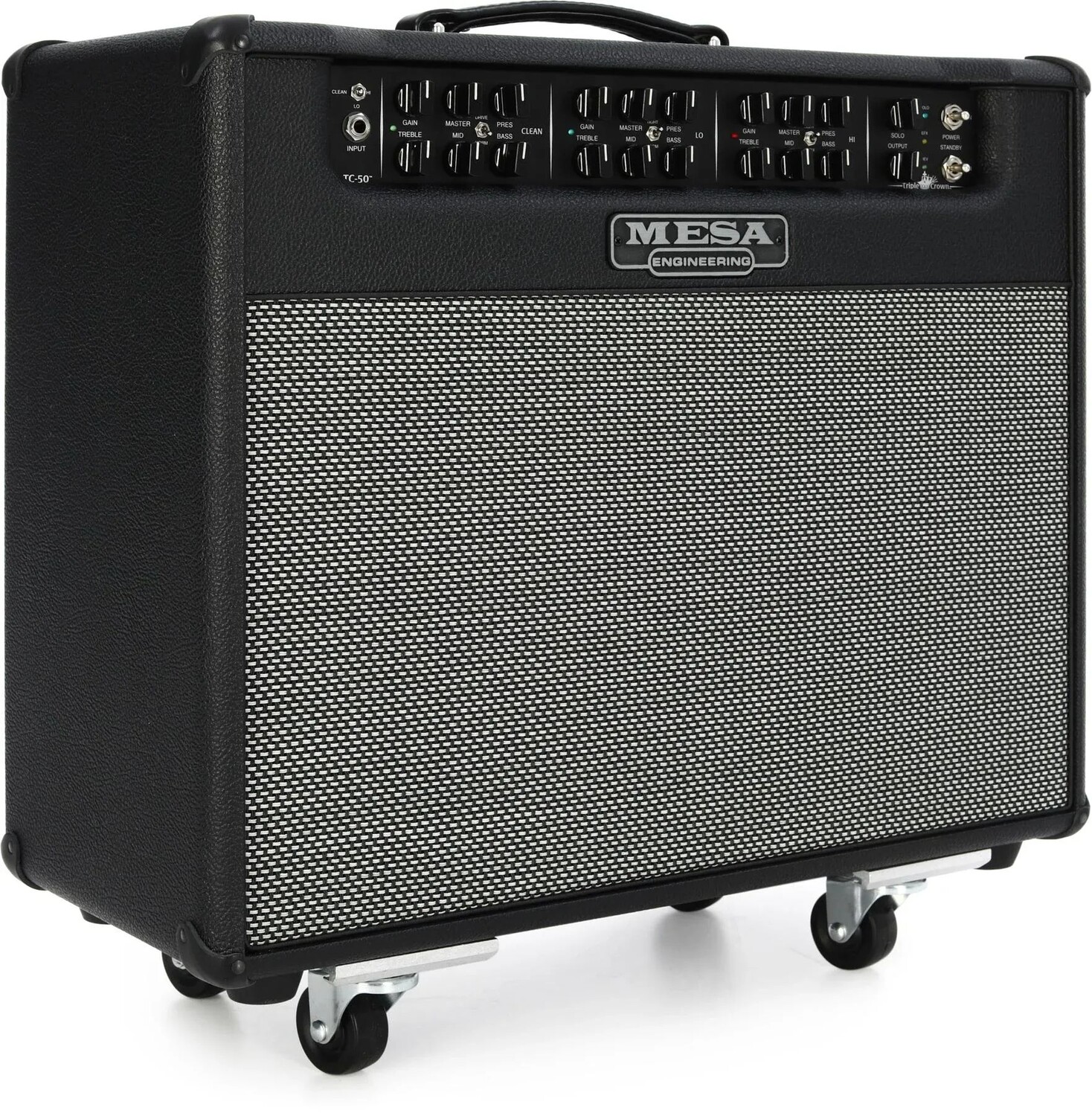 Ламповый комбоусилитель Mesa/Boogie Triple Crown TC-50, 1x12 дюймов, 50 Вт
Ламповый комбоусилитель Mesa/Boogie Triple Crown TC-50, 1x12 дюймов, 50 Вт