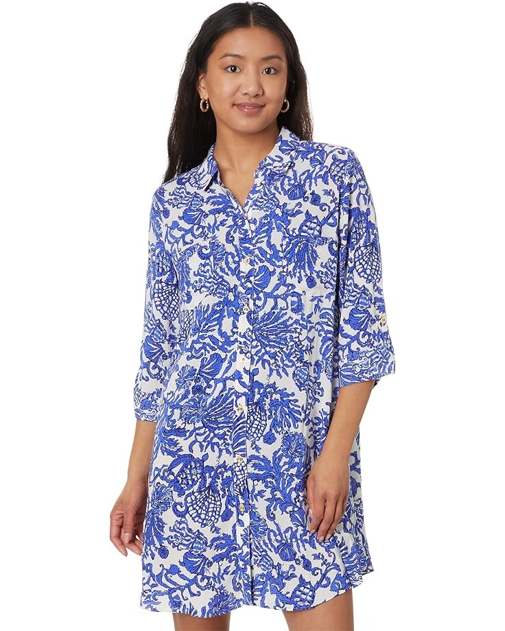 Платье Lilly Pulitzer Natalie Coverup With Slee, цвет Deeper Coconut Ride with Me
Платье Lilly Pulitzer Natalie Coverup With Slee, цвет Deeper Coconut Ride with Me