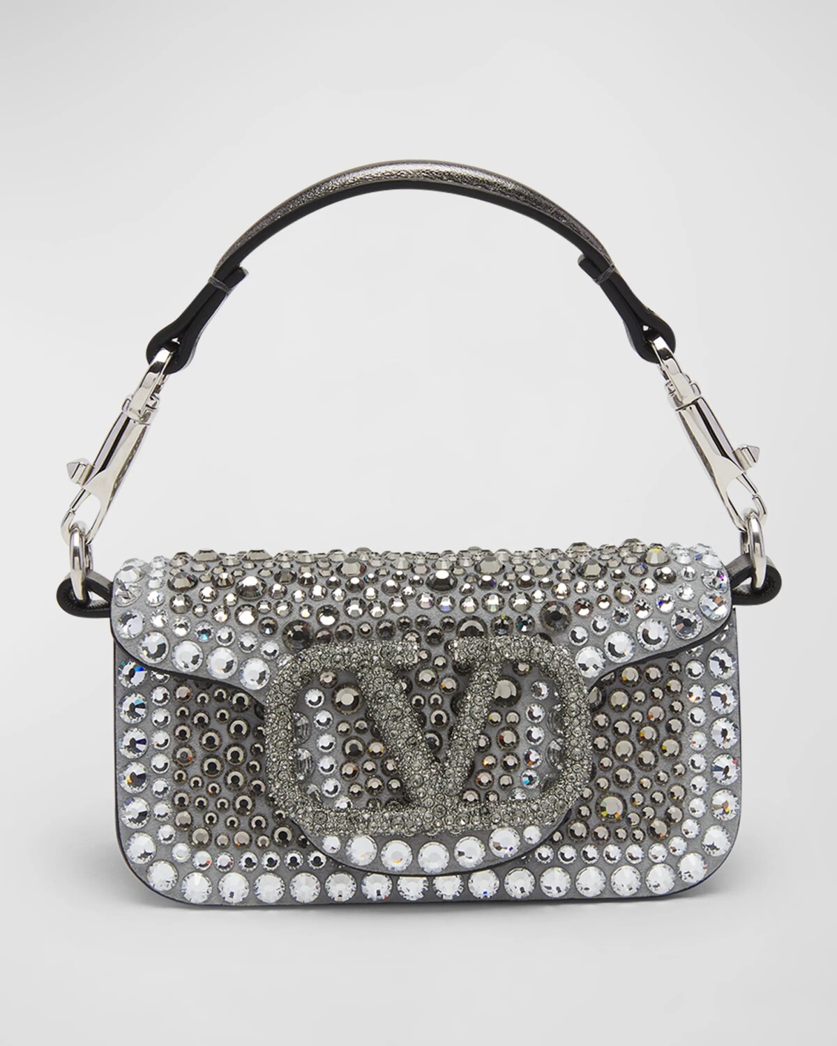 Миниатюрная сумка через плечо Loco с украшением Valentino Garavani, цвет Black Diamond Cyrstal
Миниатюрная сумка через плечо Loco с украшением Valentino Garavani, цвет Black Diamond Cyrstal