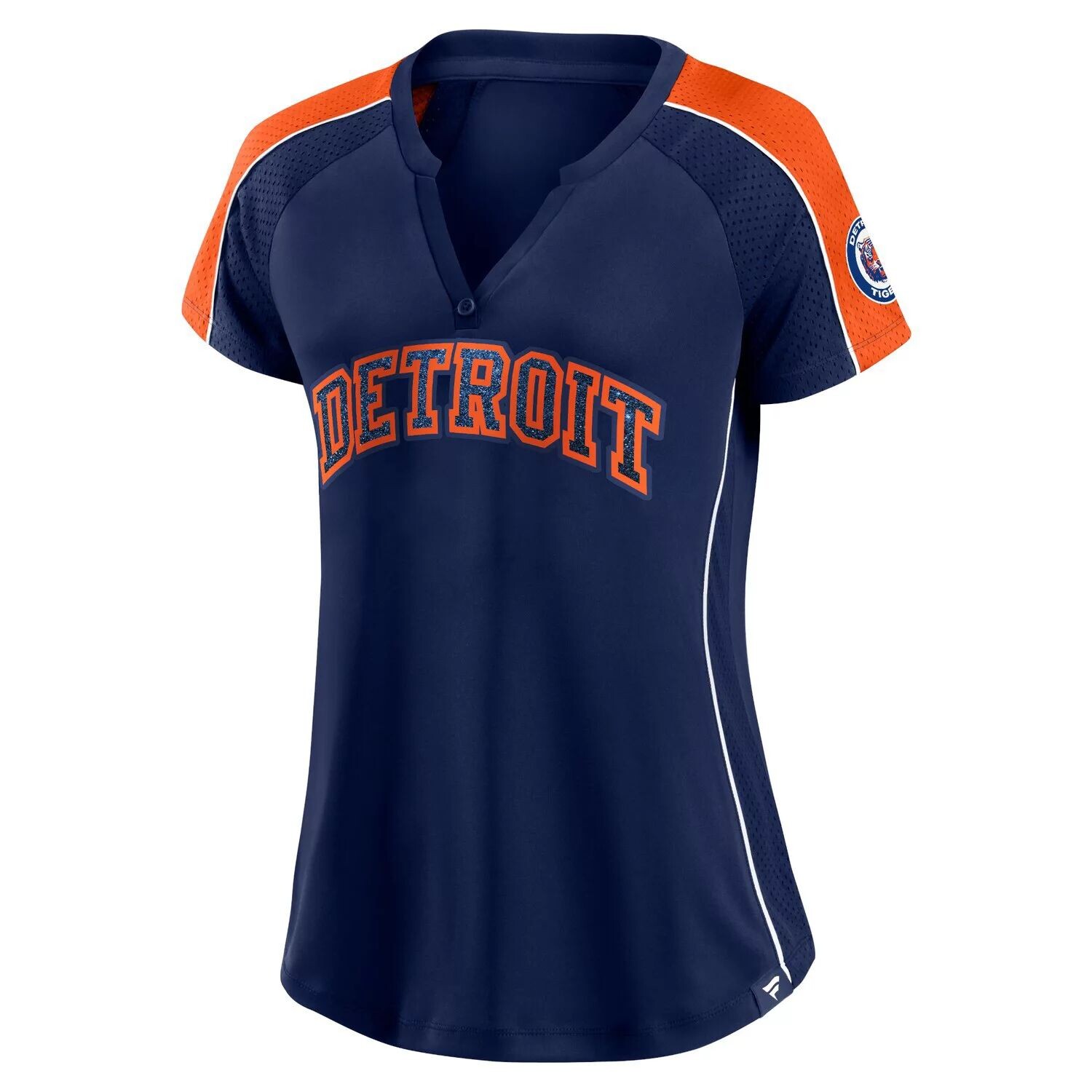 Женская футболка Fanatics с логотипом темно-синего/оранжевого цвета Detroit Tigers True Classic League Diva в тонкую полоску реглан с v-образным вырезом Fanatics, Синий
Женская футболка Fanatics с логотипом темно-синего/оранжевого цвета Detroit Tigers True Classic League Diva в тонкую полоску реглан с v-образным вырезом Fanatics, Синий