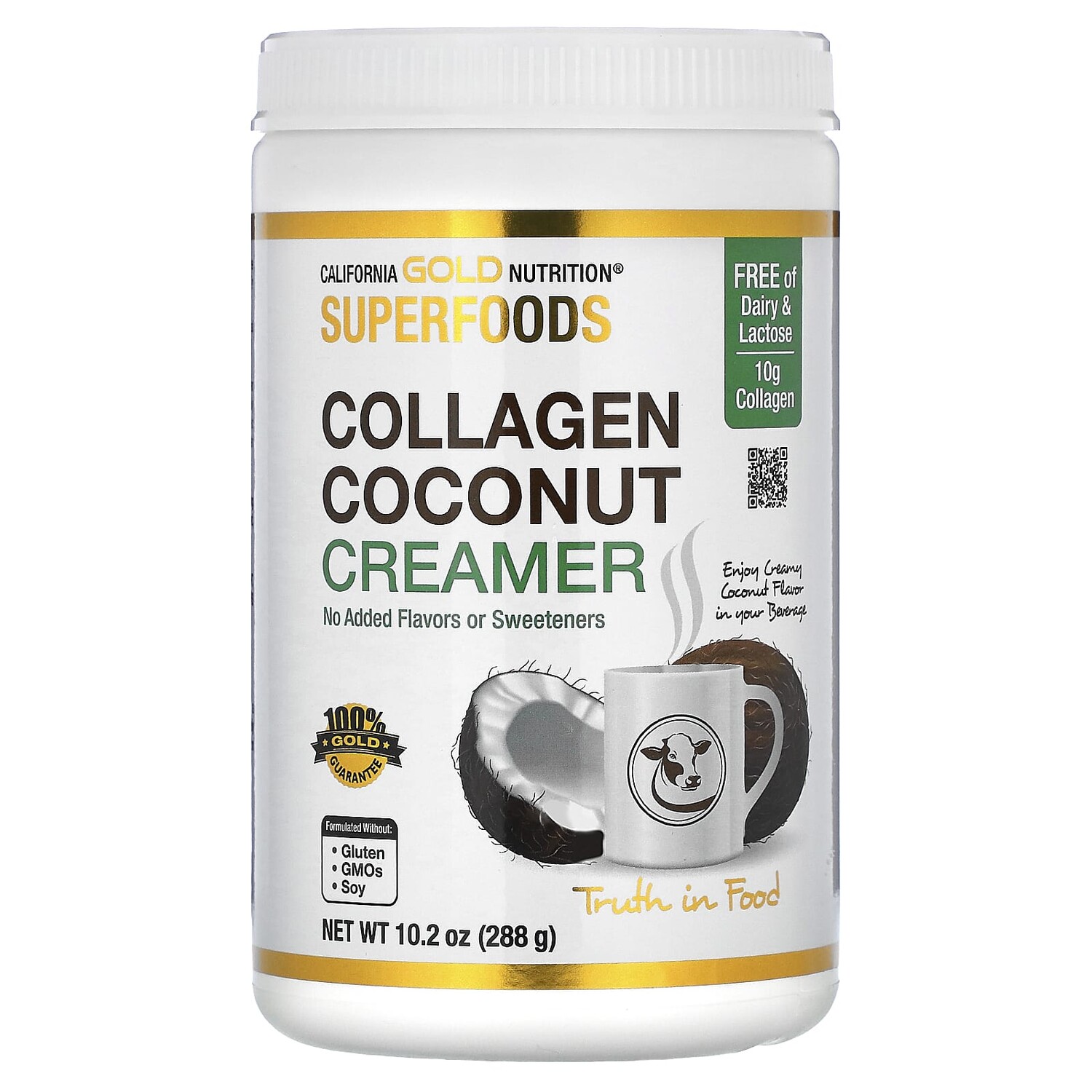 SUPERFOODS, кокосовые сливки с коллагеном, 288 г (10,2 унции), California Gold Nutrition
SUPERFOODS, кокосовые сливки с коллагеном, 288 г (10,2 унции), California Gold Nutrition