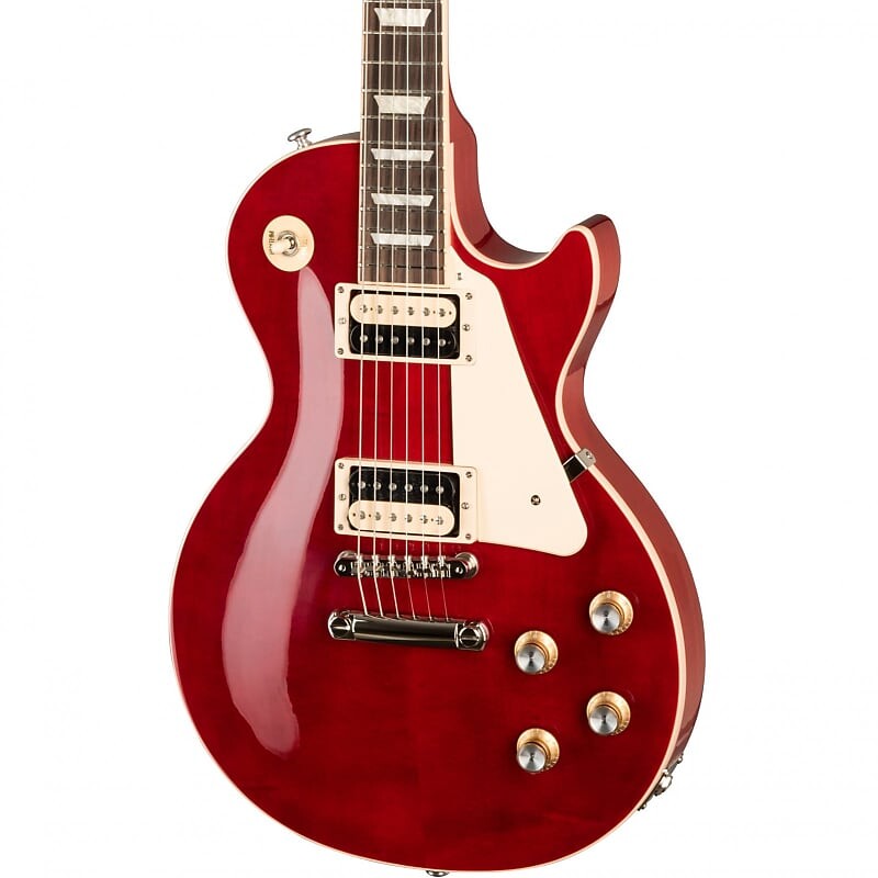 Электрогитара Gibson Les Paul Classic Electric Guitar - Trans Cherry - 9.80lbs
Электрогитара Gibson Les Paul Classic Electric Guitar - Trans Cherry - 9.80lbs