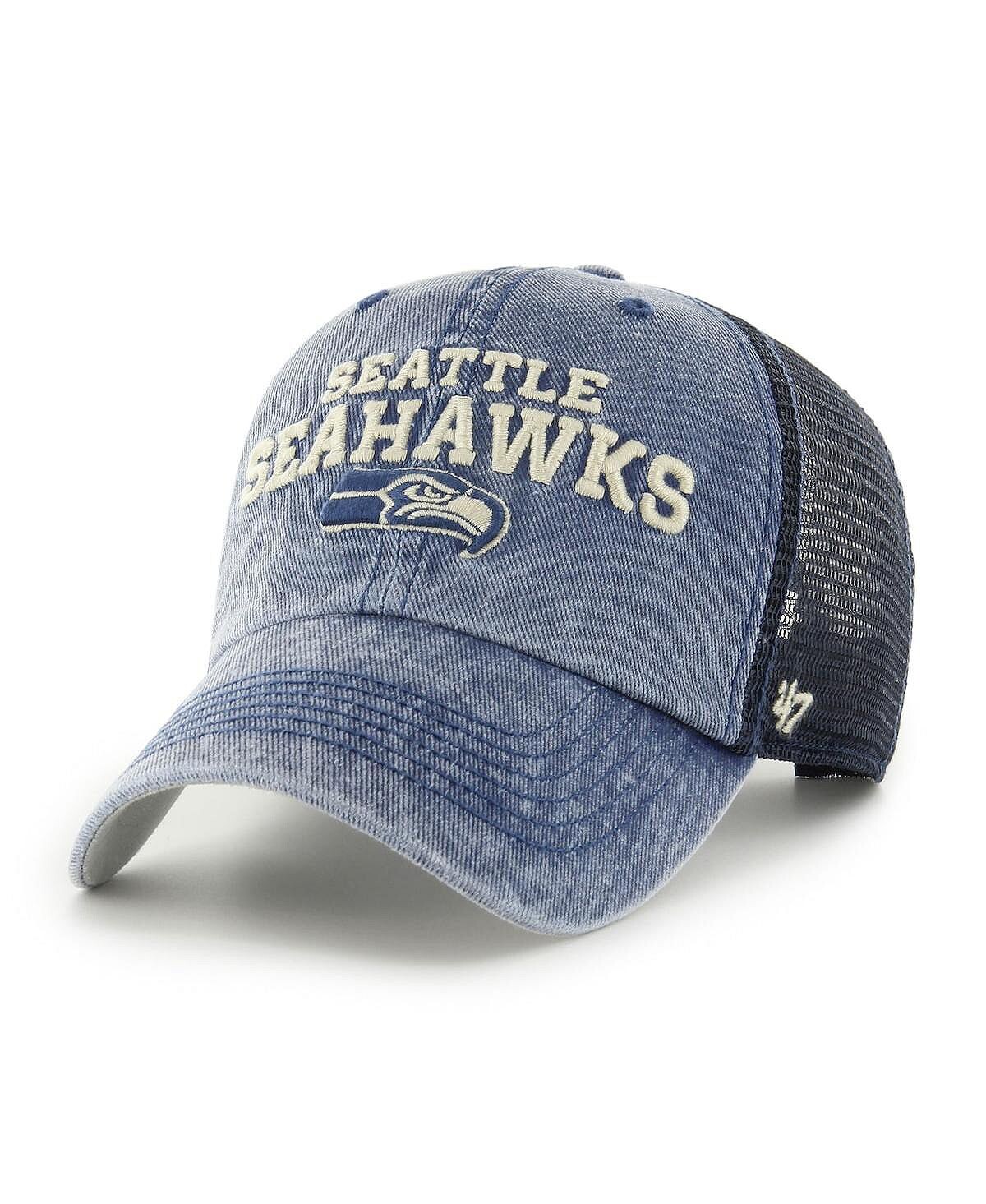 Мужская темно-синяя кепка College Seattle Seahawks Drumlin Trucker Clean Up Snapback '47 '47 Brand
Мужская темно-синяя кепка College Seattle Seahawks Drumlin Trucker Clean Up Snapback '47 '47 Brand