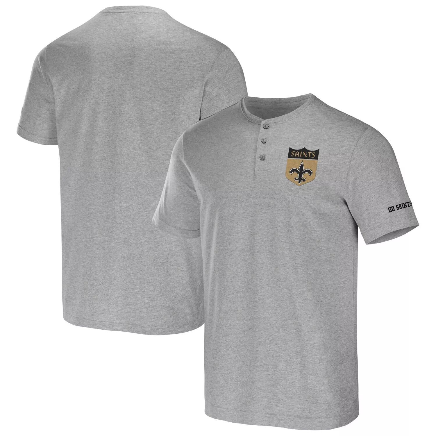 Мужская футболка NFL x Darius Rucker Collection от Fanatics Heather Grey New Orleans Saints Henley
Мужская футболка NFL x Darius Rucker Collection от Fanatics Heather Grey New Orleans Saints Henley