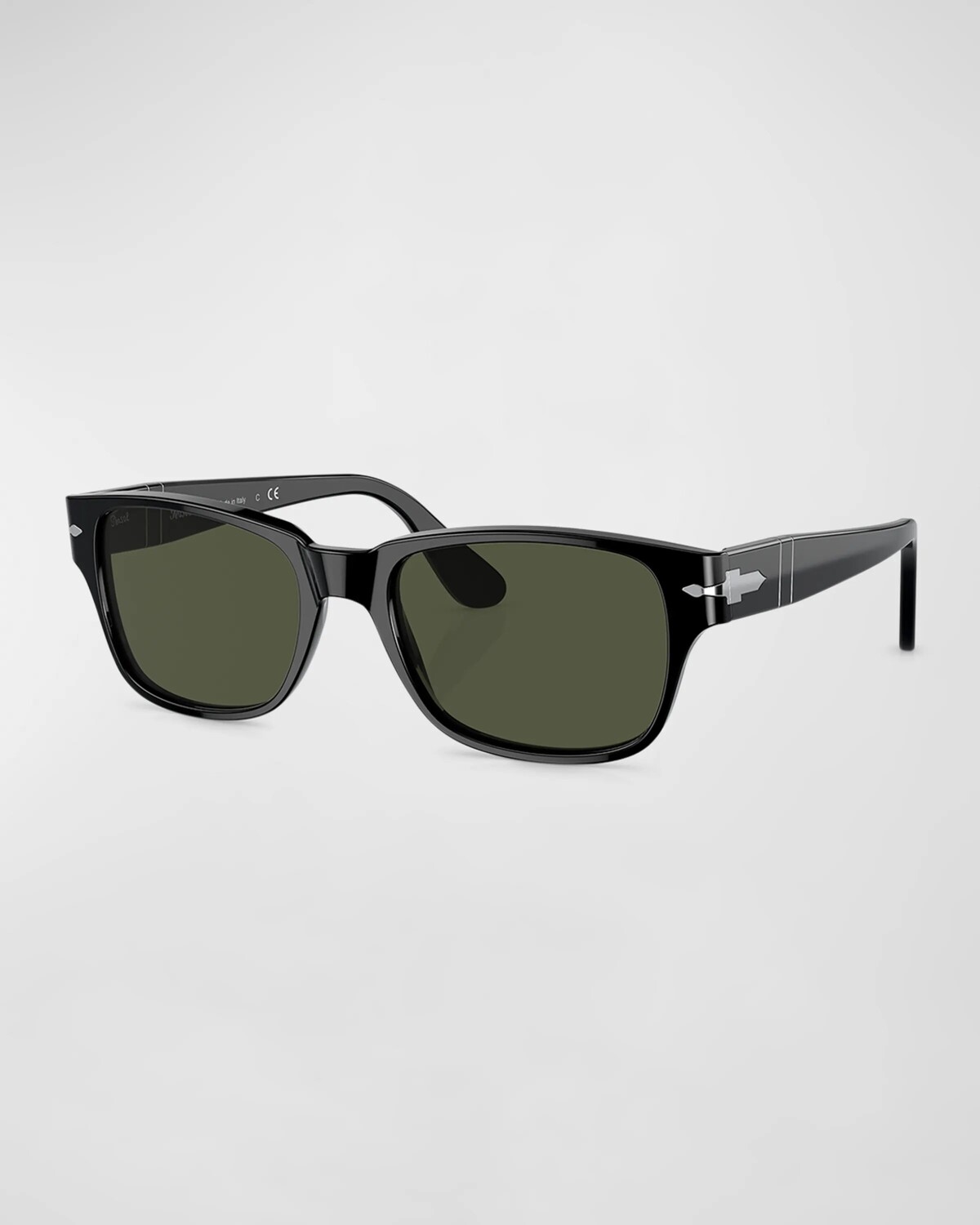 Мужские прямоугольные солнцезащитные очки из ацетата 0PO3288S Persol, черный/зеленый
Мужские прямоугольные солнцезащитные очки из ацетата 0PO3288S Persol, черный/зеленый