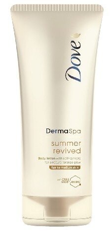 Бронзирующий лосьон для тела для светлой кожи, 200 мл Dove, Derma Spa Summer Revived
Бронзирующий лосьон для тела для светлой кожи, 200 мл Dove, Derma Spa Summer Revived