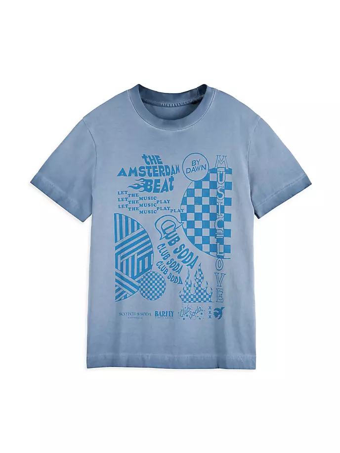 Футболка с музыкальным рисунком Little Boy's & Boy's Scotch & Soda, цвет steel
Футболка с музыкальным рисунком Little Boy's & Boy's Scotch & Soda, цвет steel