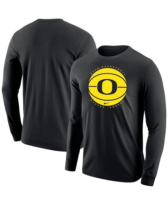 Мужская черная баскетбольная футболка с длинным рукавом Oregon Ducks Nike, черный
Мужская черная баскетбольная футболка с длинным рукавом Oregon Ducks Nike, черный