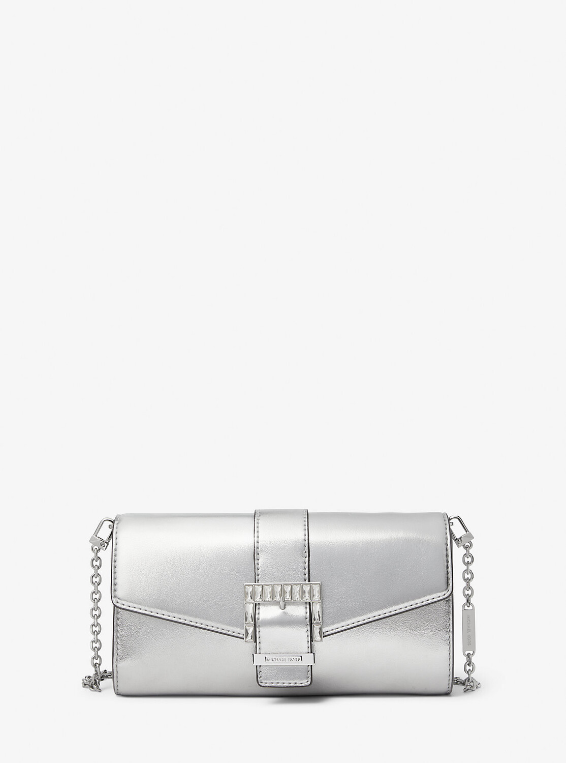Клатч Penelope среднего размера из искусственной кожи цвета металлик Michael Kors, серебряный
Клатч Penelope среднего размера из искусственной кожи цвета металлик Michael Kors, серебряный