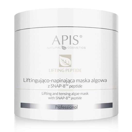 Лифтинг-подтягивающая водорослевая маска с пептидом SNAP-8, 200 г APIS, Lifting Peptide
Лифтинг-подтягивающая водорослевая маска с пептидом SNAP-8, 200 г APIS, Lifting Peptide