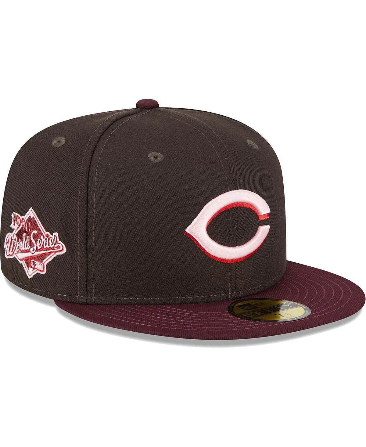 Мужская коричнево-бордовая шляпа Cincinnati Reds Chocolate Strawberry 59FIFTY. New Era
Мужская коричнево-бордовая шляпа Cincinnati Reds Chocolate Strawberry 59FIFTY. New Era