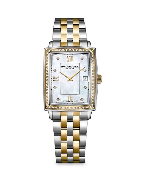 Часы Toccata с двухцветными прямоугольными бриллиантами, 23 мм Raymond Weil, цвет Silver
Часы Toccata с двухцветными прямоугольными бриллиантами, 23 мм Raymond Weil, цвет Silver