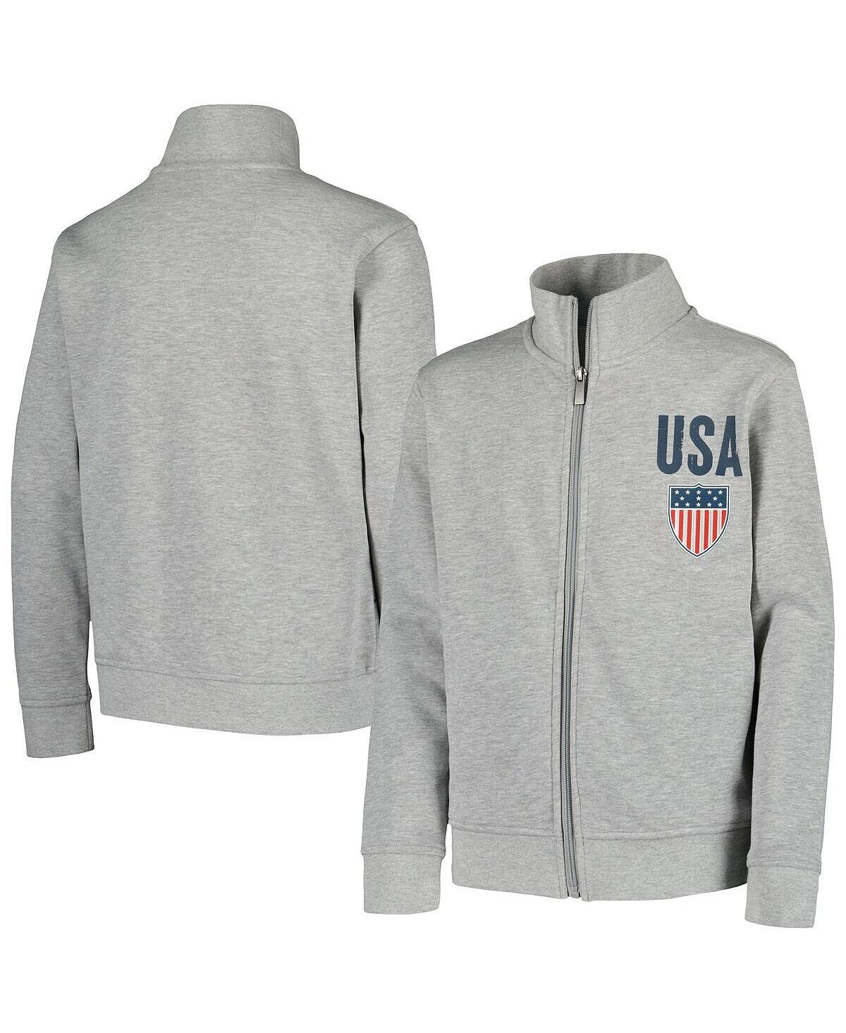 Серая куртка с молнией во всю длину в винтажном стиле Big Boys Team USA Americana Outerstuff
Серая куртка с молнией во всю длину в винтажном стиле Big Boys Team USA Americana Outerstuff