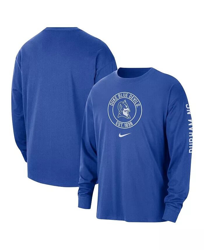 Мужская футболка с длинным рукавом Royal Duke Blue Devils Heritage Max90 Nike, синий
Мужская футболка с длинным рукавом Royal Duke Blue Devils Heritage Max90 Nike, синий