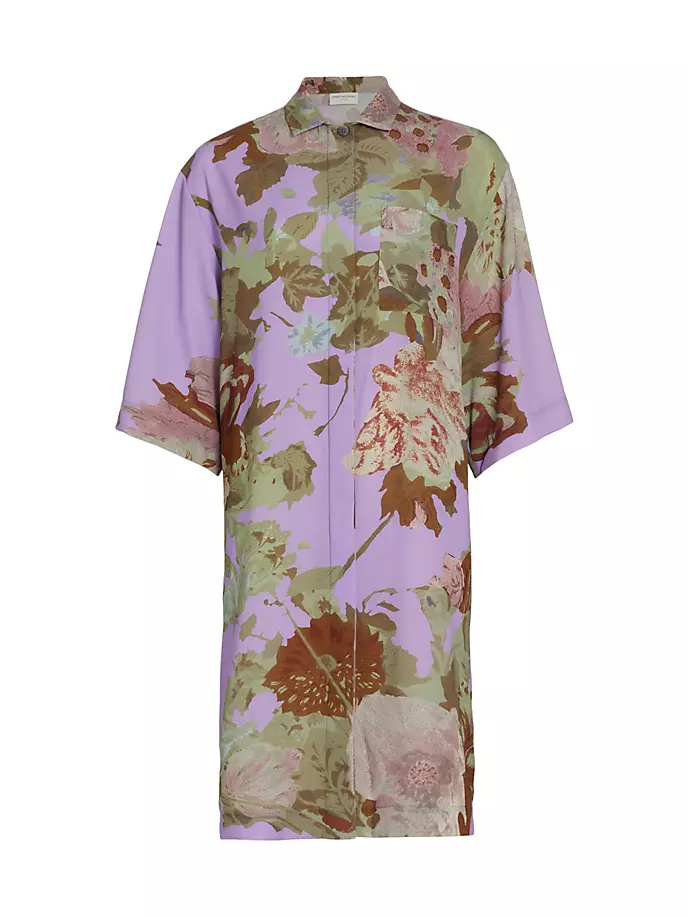 Платье-рубашка на пуговицах Dorali Bis с цветочным принтом Dries Van Noten, цвет lilac
Платье-рубашка на пуговицах Dorali Bis с цветочным принтом Dries Van Noten, цвет lilac