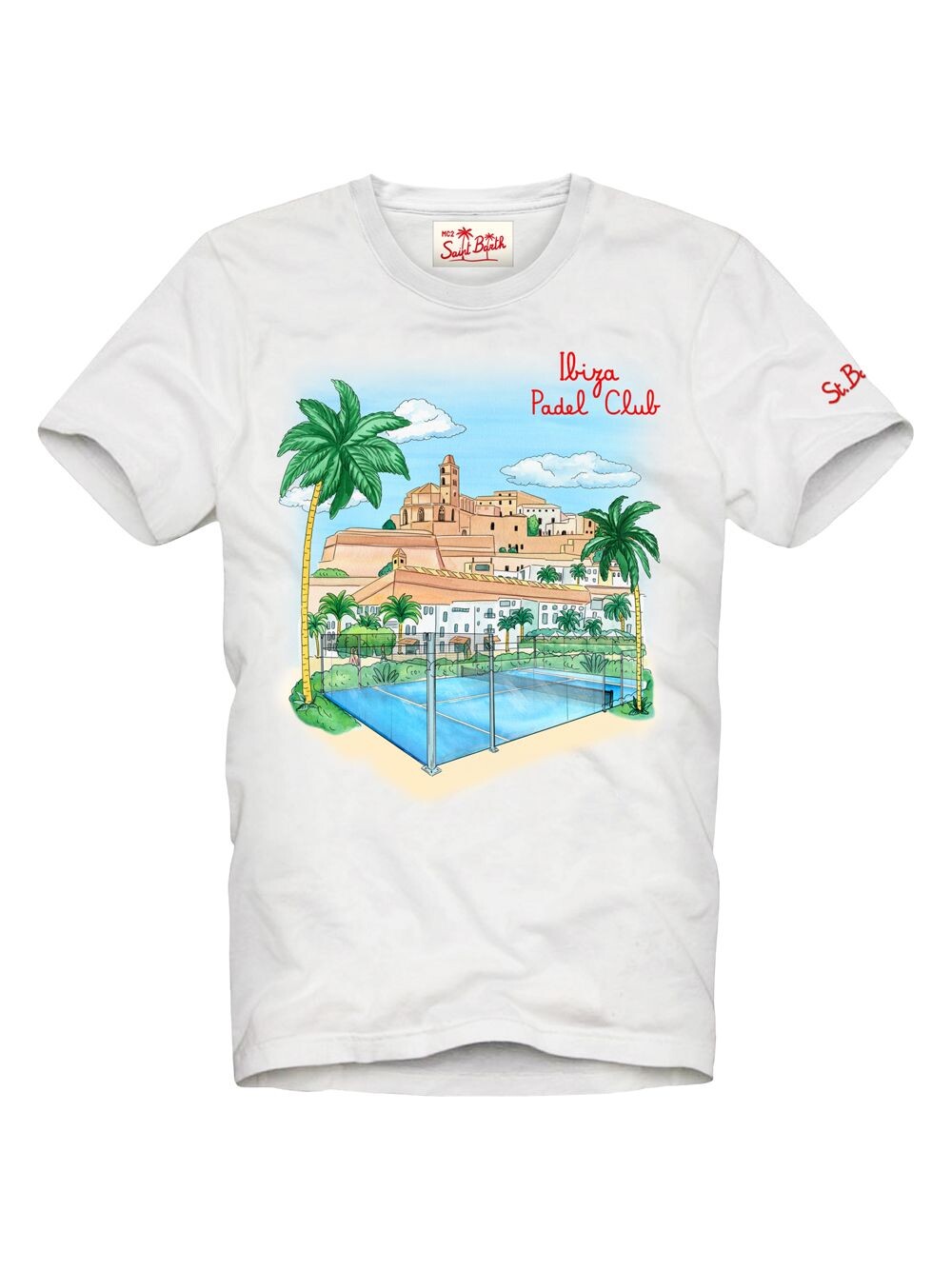 Ibiza Padel Club Хлопковая футболка классического кроя с короткими рукавами и графическим принтом MC2 Saint Barth, белый
Ibiza Padel Club Хлопковая футболка классического кроя с короткими рукавами и графическим принтом MC2 Saint Barth, белый