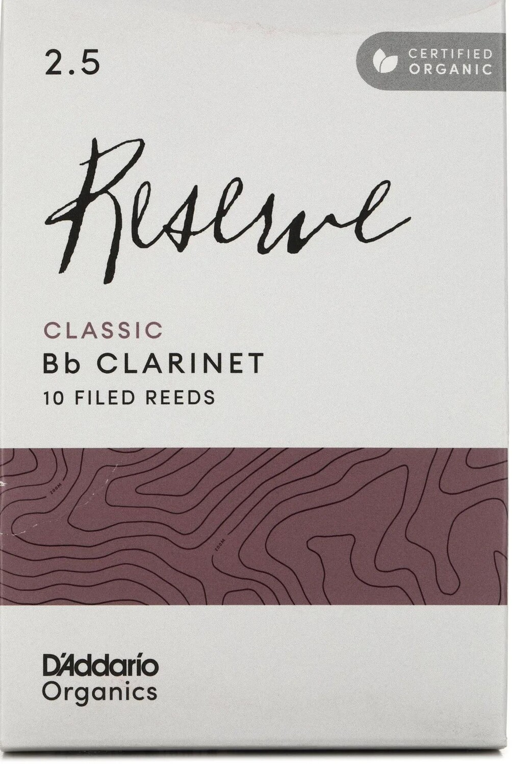 D'Addario Organics Reserve Classic Трости для кларнета Bb — 2,5 (10 шт. в упаковке)
D'Addario Organics Reserve Classic Трости для кларнета Bb — 2,5 (10 шт. в упаковке)
