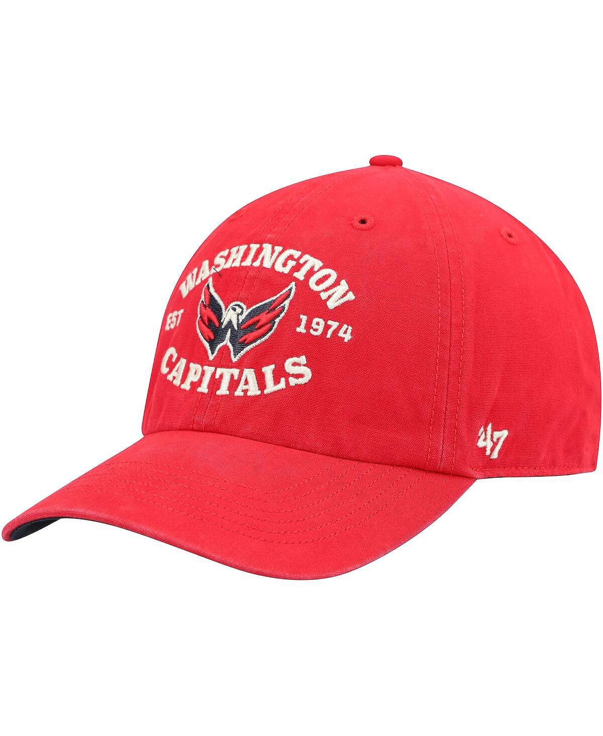 Мужская регулируемая кепка Red Washington Capitals Brockman Clean Up '47 '47 Brand
Мужская регулируемая кепка Red Washington Capitals Brockman Clean Up '47 '47 Brand