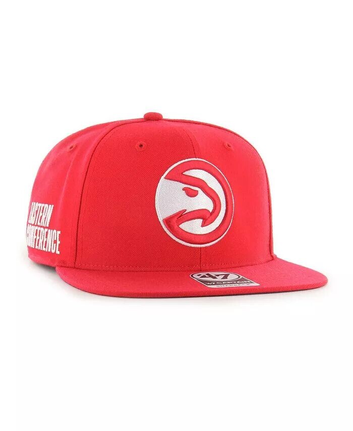 Мужская красная кепка Atlanta Hawks Sure Shot Captain Snapback '47 Brand, красный
Мужская красная кепка Atlanta Hawks Sure Shot Captain Snapback '47 Brand, красный